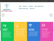 Tablet Screenshot of eklavya.ac.in